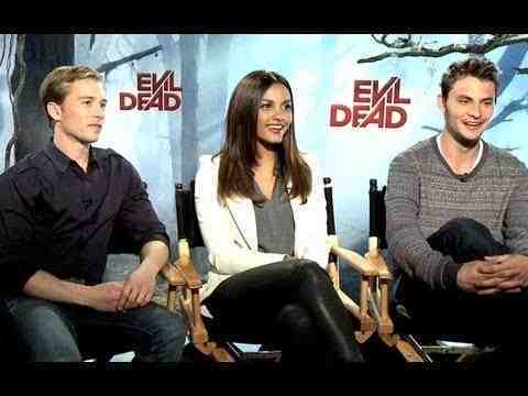 Evil Dead - Lou Taylor Pucci, Jessica Lucas & Shiloh Fernandez Interview